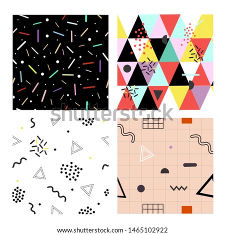 Memphis Pattern joyfull fo enjoy