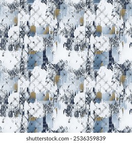 Men Digital Print Kurta Pattern   