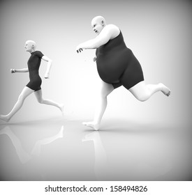 Men Running Stock Illustration 158494826 | Shutterstock