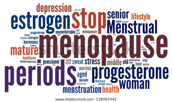 Menopause Word Collage Stock Illustration 138082442 | Shutterstock