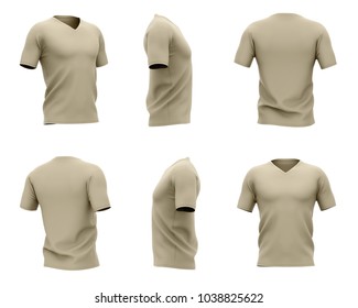 Beige T Shirt Template High Res Stock Images Shutterstock