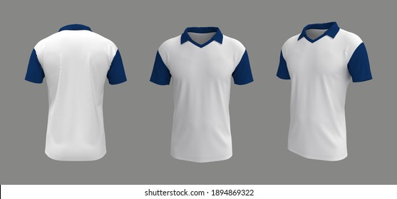 Download White Short Sleeve Shirt Mockup High Res Stock Images Shutterstock