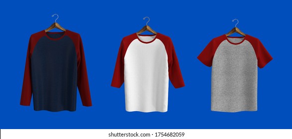 Download Raglan Shirt Mockup High Res Stock Images Shutterstock