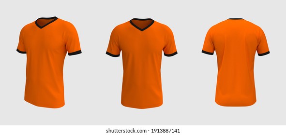 Orange Sport Shirt Images, Stock Photos 