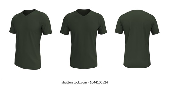 army green t shirt mens