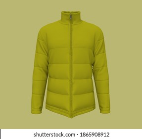 Download Vector Puffer Jacket Template Free Mockups