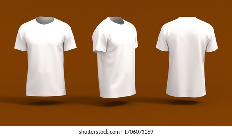 Download Round Neck T Shirt Mockup High Res Stock Images Shutterstock