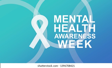 Mental Health Awareness an annual campaign highlighting awareness of mental health. Design illustration - Powered by Shutterstock