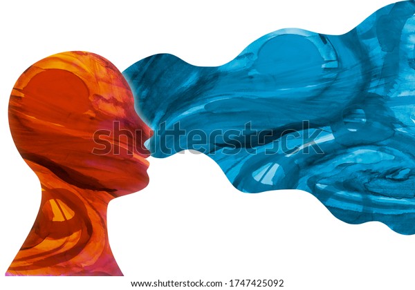 Mental Health Concept Behavior Metaphor Mood Stock Illustration 1747425092