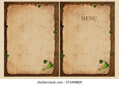 Menu Template Restaurant/Cafe/Bar/Pub 