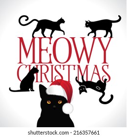 Meowy Christmas Design 