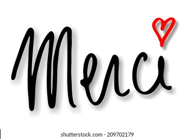 Merci, Thank You In French Language