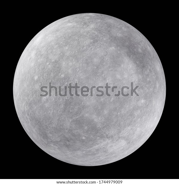 Mercury planet in space.\
3d rendering.