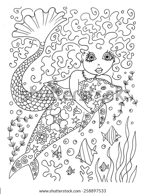 Loudlyeccentric: 33 Mermaid And Dolphin Coloring Pages