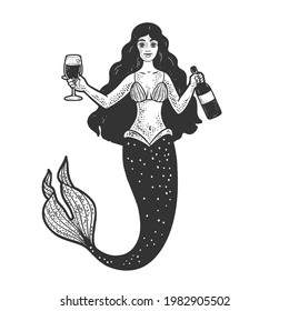 mermaid and glass 