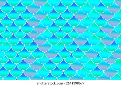 Mermaid Scales Holography Fish Scales Mermaids Stock Illustration 