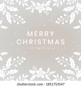 Merry Christmas Greeting Social Media Post