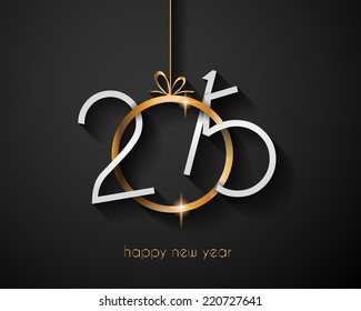 Merry Christmas and Happy New Year Background with holiday themed design elements and background. - Powered by Shutterstock