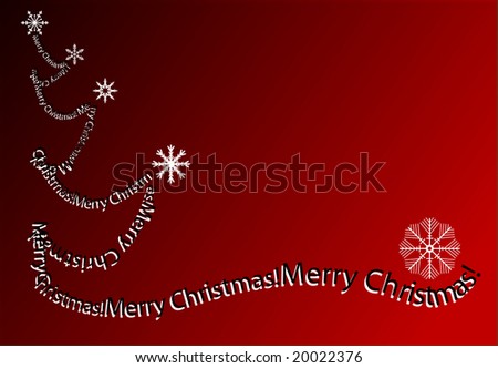 Merry Christmas Other Words Red That Stock Illustration 20022376 - Shutterstock