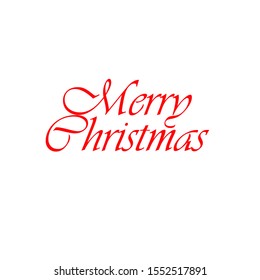 Merry Christmas Red Text Write Background Stock Illustration 1552517891