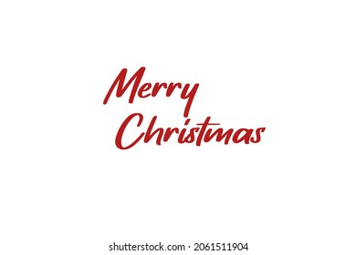 Merry Christmas text Calligraphic Lettering design card template. Creative typography for Holiday Greeting Gift Poster. Calligraphy Font style Banner. - Powered by Shutterstock