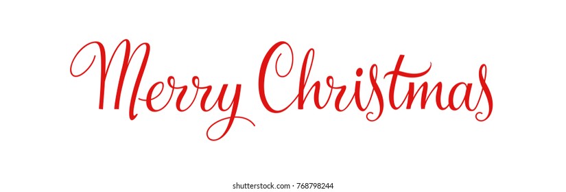 Merry Christmas in Cursive Images, Stock Photos & Vectors | Shutterstock