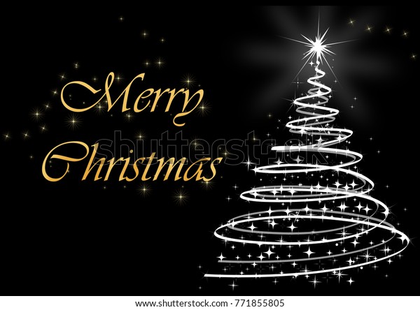 Merry Christmas Wallpaper Stock Illustration