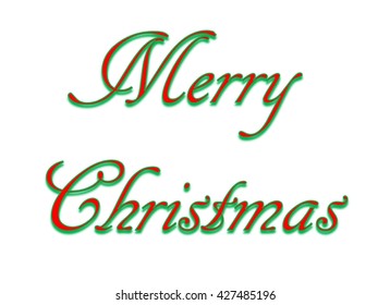 Merry Christmas Words Clip Art Stock Illustration 427485196 | Shutterstock