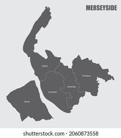 158 Merseyside Map Images, Stock Photos & Vectors | Shutterstock