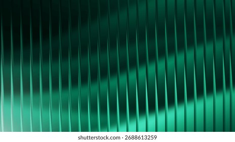 A mesmerizing abstract composition featuring a series of parallel vertical lines that create a sense of depth and rhythm, with a gentle wave-like distortion adding a fluid dynamic to the overall struc