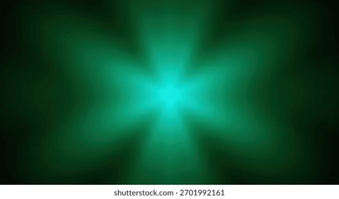 A mesmerizing abstract image featuring a radiant burst of emerald green light emanating from a central point, creating a captivating and ethereal effect.