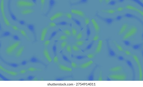 A mesmerizing abstract pattern featuring a blue and green swirl, creating a sense of movement and depth.