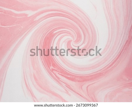 A mesmerizing abstract pattern featuring delicate swirls of soft pink and creamy white. The smooth, flowing lines create a sense of gentle movement and ethereal beauty, perfect for a calming visual.