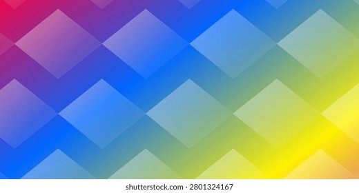 A mesmerizing blend of overlapping translucent polygons in vibrant hues