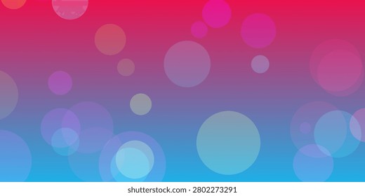 A mesmerizing blend of soft pastel circles on a gradient background