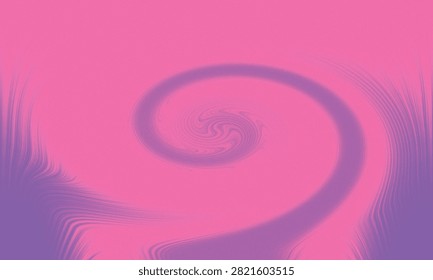 A mesmerizing fingerprint pattern in vibrant hues of pink and purple illustration