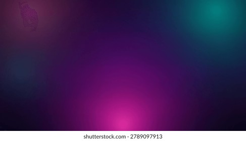A mesmerizing gradient background featuring shades of purple and teal with glowing pink and blue spots creating a dynamic visual effect
