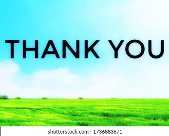Closeup​ beautiful​ thank​ you​ message. Beutiful​ thank​ you​ card. Thank​ you​ concept​
