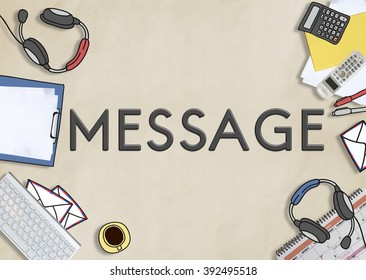 Message Communication Mail Connection Concept