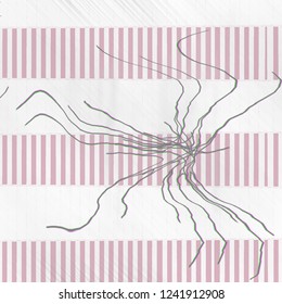 Messy background and abnormal abstract texture pattern design artwork.