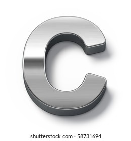 Metal Alphabet Symbol - C