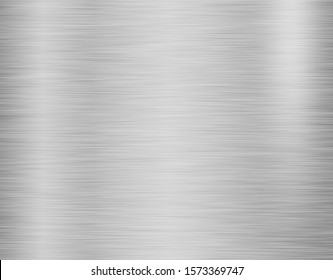 Metal Background Or Texture Of Light Brushed Steel Plate