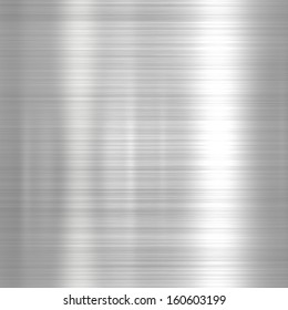 Metal Background Or Texture Of Light Brushed Steel  Plate