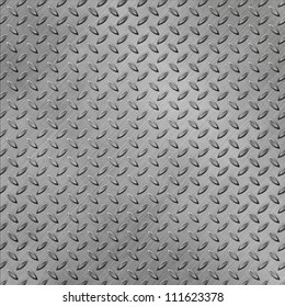 A Metal Background With Tread Plate Pattern