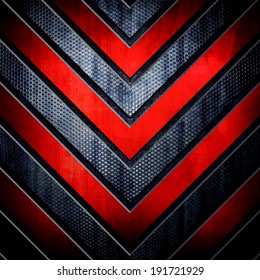 metal background with V pattern 