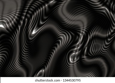 metal chrome sci fi stripes 3d graphic