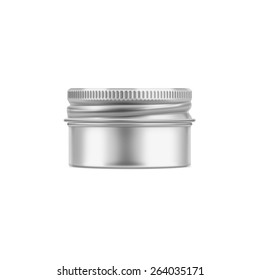 Metal Cosmetic Jar With Lid