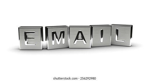 Metal Email Text