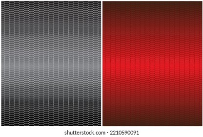 Metal Kevlar Texture Black Red Background 