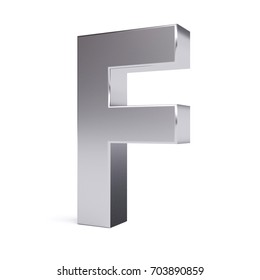 Black Capital F 3d Letter F Stock Illustration 365947817